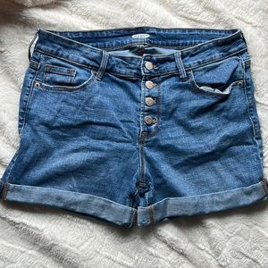 Deep blue shorts cute summer